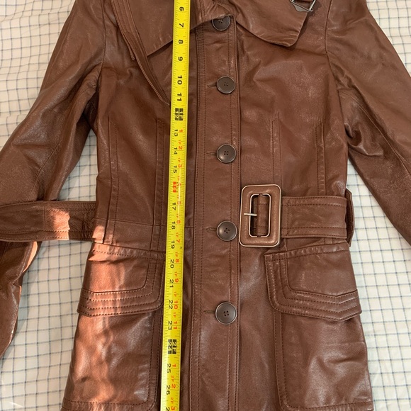 Daniele women’s leather trench coat - Picture 8 of 8